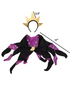 Elope Disney Little Mermaid Ursula Headband & Collar Set -Wonderful Halloween Costumes Shop ursula headband collar set alt 3
