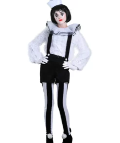 Fun Costumes Women's Vintage Pierrot Clown Costume