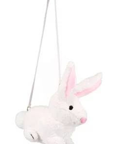 Fun Costumes White Bunny Accessory Purse -Wonderful Halloween Costumes Shop white bunny purse 2