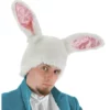 Elope Disney White Rabbit Ears Costume Hat -Wonderful Halloween Costumes Shop white rabbit ears hat