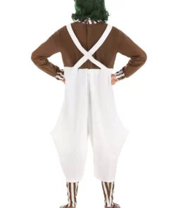 Jerry Leigh Willy Wonka Oompa Loompa Costume For Adults -Wonderful Halloween Costumes Shop willy wonka adult oompa loompa costume alt 1
