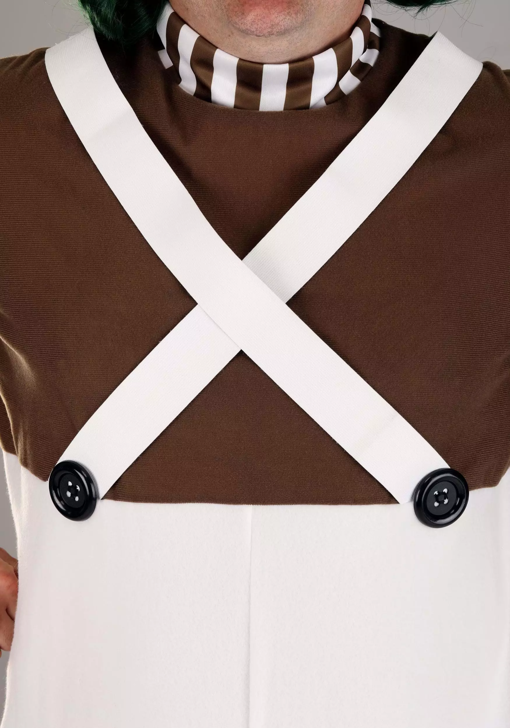 Jerry Leigh Adult Willy Wonka Plus Size Oompa Loompa Costume 5 Jerry Leigh Adult Willy Wonka Plus Size Oompa Loompa Costume - Image 3