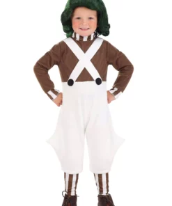 Jerry Leigh Willy Wonka Oompa Loompa Toddler Costume