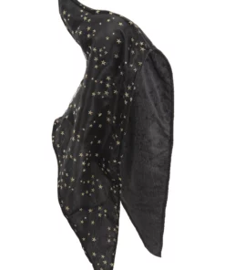 Elope Wizard Alchemy Hood Black And Stars -Wonderful Halloween Costumes Shop wizard alchemy hood black alt 2