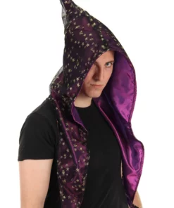 Elope Wizard Alchemy Hood Purple And Stars