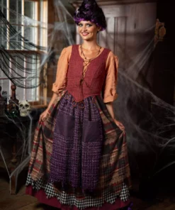 Fun Costumes Mary Sanderson Costume For Women From Disney’s Hocus Pocus -Wonderful Halloween Costumes Shop women authentic hocus pocus mary sanderson costume alt 1