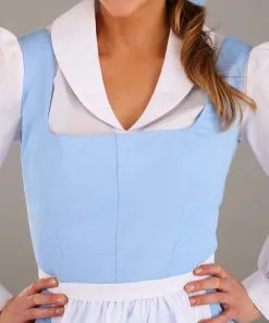 Fun Costumes Belle Blue Dress Costume For Women From Disney's Beauty And The Beast -Wonderful Halloween Costumes Shop womens beauty and the beast belle blue dress alt 3