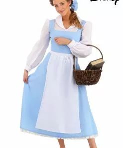 Fun Costumes Belle Blue Dress Costume For Women From Disney's Beauty And The Beast -Wonderful Halloween Costumes Shop womens beauty and the beast belle blue dress alt 9