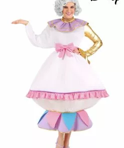 Fun Costumes Mrs. Potts Costume For Women From Disney's Beauty And The Beast 6 Fun Costumes Mrs. Potts Costume For Women From Disney's Beauty And The Beast -Wonderful Halloween Costumes Shop womens beauty and the beast mrs potts costume alt 2