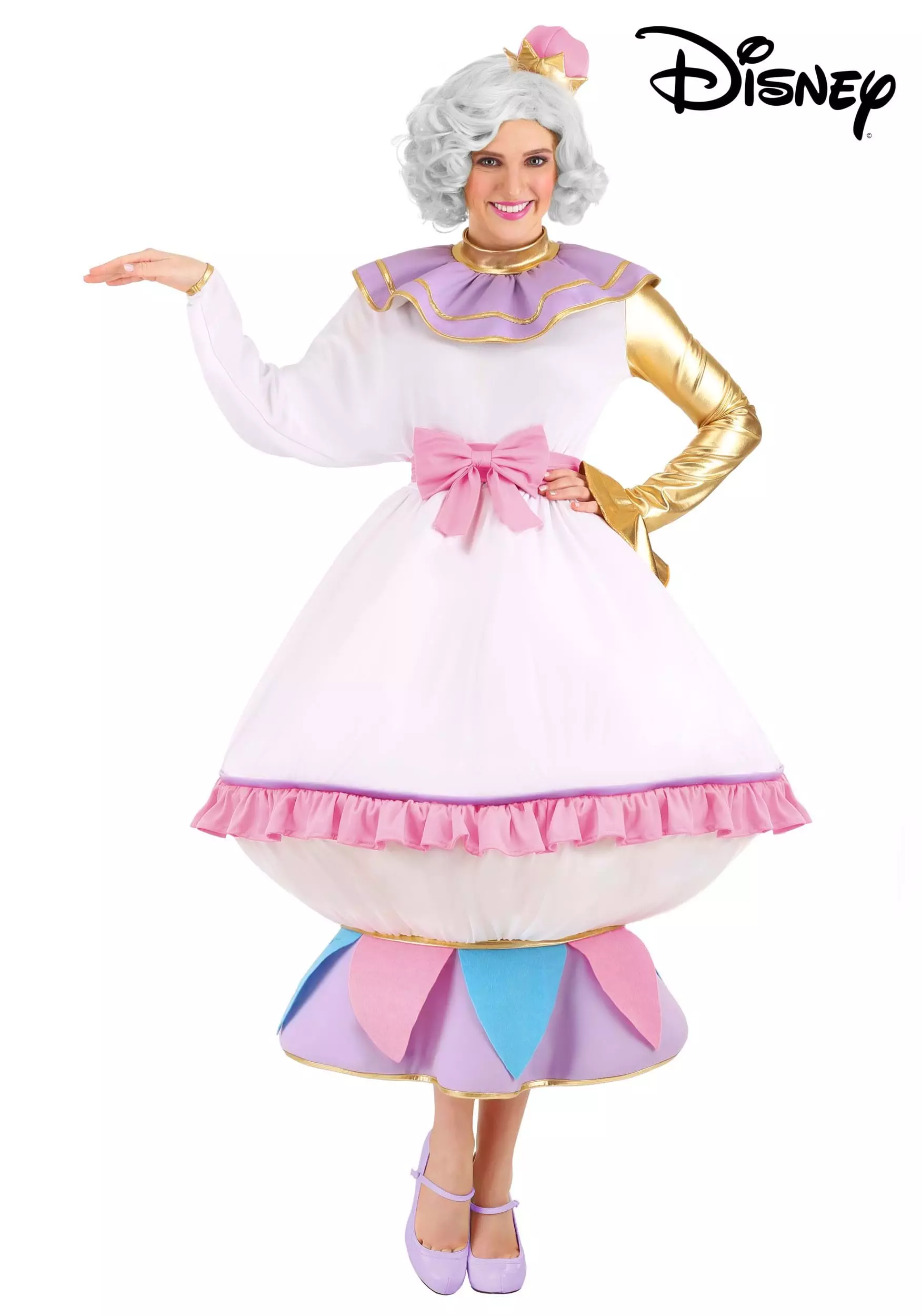 Fun Costumes Mrs. Potts Costume For Women From Disney's Beauty And The Beast 4 Fun Costumes Mrs. Potts Costume For Women From Disney's Beauty And The Beast - Image 2