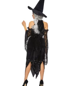 Seeing Red Women's Black Mystic Witch Costume -Wonderful Halloween Costumes Shop womens black mystic witch costume alt 1