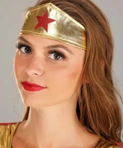 Jerry Leigh Caped Wonder Woman Costume For Adults -Wonderful Halloween Costumes Shop womens caped wonder woman costume alt 6