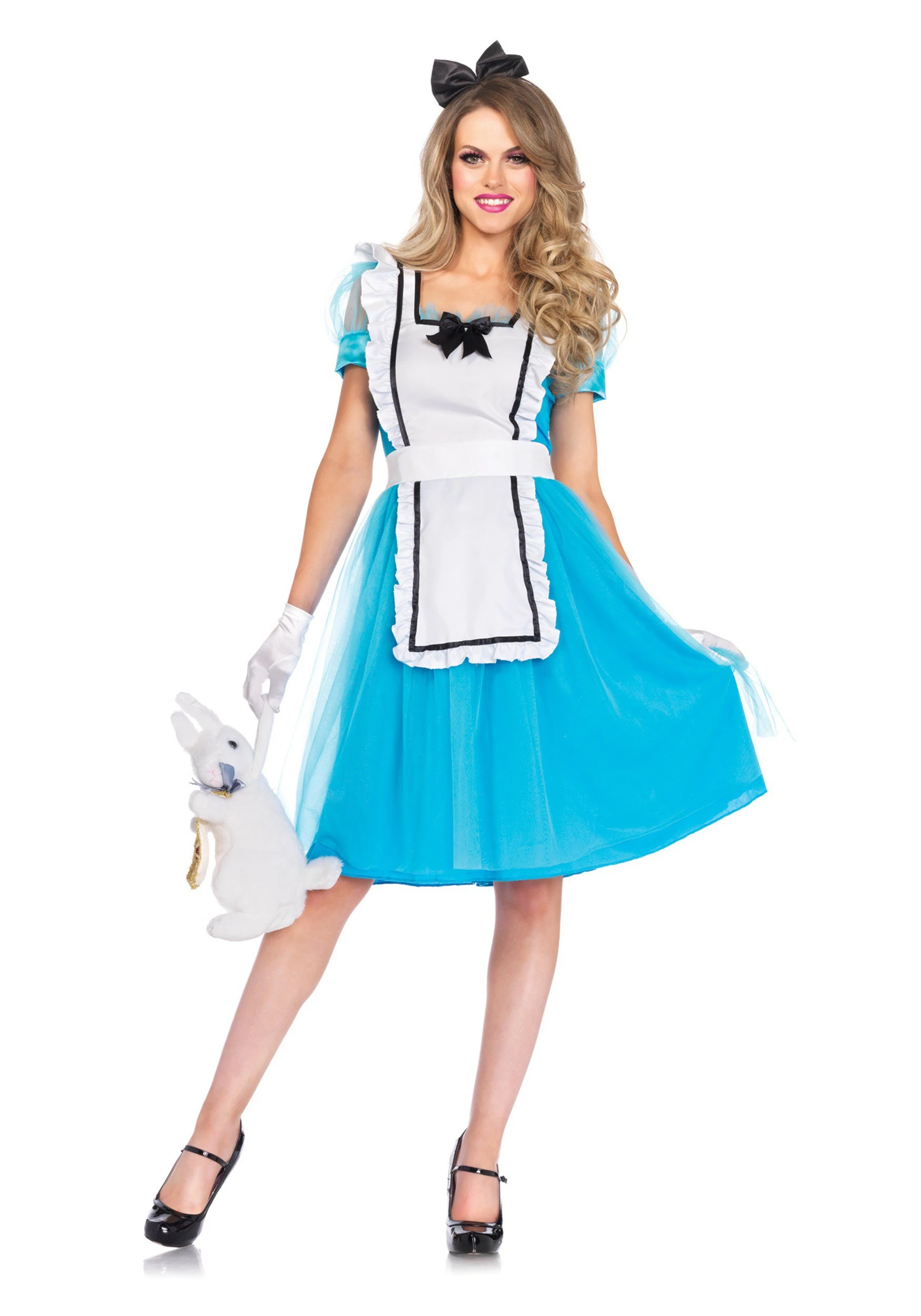 LEG AVENUE Women's Classic Alice Tea Length Costume 3 LEG AVENUE Women's Classic Alice Tea Length Costume