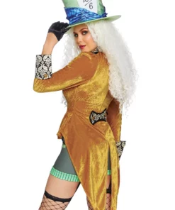 LEG AVENUE Classic Mad Hatter Costume Womens -Wonderful Halloween Costumes Shop womens classic mad hatter costume alt 2