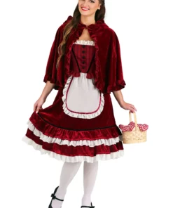 Fun Costumes Women's Classic Red Riding Hood Costume -Wonderful Halloween Costumes Shop womens classic red riding hood costume 3