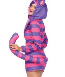 LEG AVENUE Women's Cozy Cheshire Cat Costume -Wonderful Halloween Costumes Shop womens cozy cheshire cat costume 1