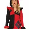 LEG AVENUE Cozy Harlequin Women's Costume -Wonderful Halloween Costumes Shop womens cozy harlequin costume