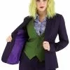 Haizhilan Garment CO., LTD Dark Knight Joker Blazer For Women -Wonderful Halloween Costumes Shop womens dark knight joker blazer