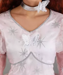Suzhou Zhongsheng Imp & Exp Co., Ltd Deluxe Good Glinda Costume For Women -Wonderful Halloween Costumes Shop womens deluxe good glinda costume alt 4