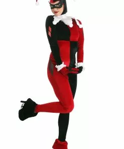 Jerry Leigh Deluxe Women's Harley Quinn Costume -Wonderful Halloween Costumes Shop womens deluxe harley quinn costume alt 1