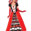 LEG AVENUE Women's Deluxe Queen Of Hearts Costume -Wonderful Halloween Costumes Shop womens deluxe queen of hearts costume