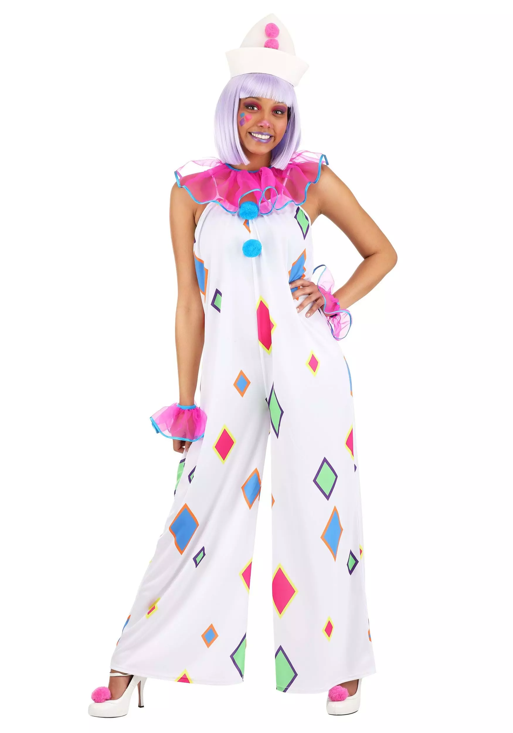 Armada Diamond Flare Clown Costume For Women 3 Armada Diamond Flare Clown Costume For Women