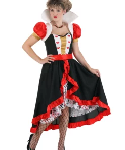 Fun Costumes Flirty Queen Of Hearts Women's Costume -Wonderful Halloween Costumes Shop womens flirty queen of hearts alt 6