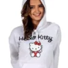 Bioworld Merchandising / Independent Sales Hello Kitty Cosplay Hoodie For Women -Wonderful Halloween Costumes Shop womens hello kitty cosplay hoodie