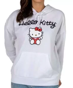 Bioworld Merchandising / Independent Sales Hello Kitty Cosplay Hoodie For Women -Wonderful Halloween Costumes Shop womens hello kitty cosplay hoodie alt 2