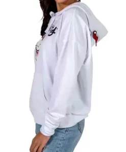 Bioworld Merchandising / Independent Sales Hello Kitty Cosplay Hoodie For Women -Wonderful Halloween Costumes Shop womens hello kitty cosplay hoodie alt 3