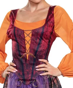 Disguise Hocus Pocus Deluxe Mary Costume For Women -Wonderful Halloween Costumes Shop womens hocus pocus deluxe mary costume alt 3
