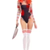 Party King Women's Evil Doll Costume -Wonderful Halloween Costumes Shop womens killer doll costume
