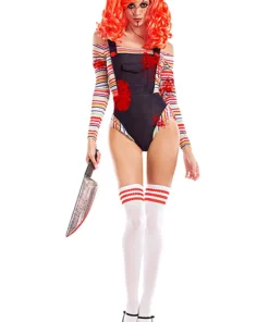 Party King Women's Evil Doll Costume