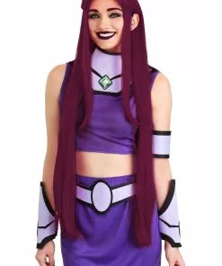 Partytime Costume & Lingerie (Yiwu) Factory Magenta Superhero Wig For Women