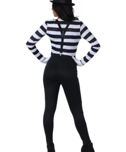 Fun Costumes Female Mime Costume -Wonderful Halloween Costumes Shop womens mime costume back