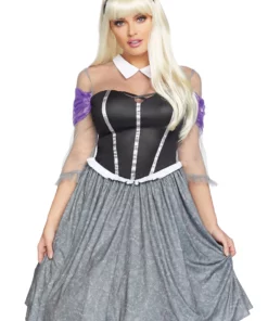 LEG AVENUE Womens Peasant Sleeping Princess Costume -Wonderful Halloween Costumes Shop womens peasant sleeping princess costume alt 1