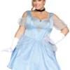 LEG AVENUE Women's Plus Glass Slipper Sweetie Costume -Wonderful Halloween Costumes Shop womens plus glass slipper sweetie costume