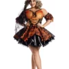 Party King Harvest Witch Costume For Plus Size Women -Wonderful Halloween Costumes Shop womens plus harvest witch costume