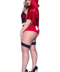 LEG AVENUE Plus Size Naughty Miss Red Costume For Women -Wonderful Halloween Costumes Shop womens plus naughty miss red costume alt 1
