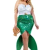 Starline, LLC. Plus Size Women's Alluring Sea Siren Mermaid Costume -Wonderful Halloween Costumes Shop womens plus size alluring sea siren mermaid costume update m