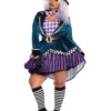 LEG AVENUE Plus Size Women's Delightful Mad Hatter Costume -Wonderful Halloween Costumes Shop womens plus size delightful mad hatter costume