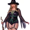 LEG AVENUE Sexy Plus Size Envious Witch Costume For Women -Wonderful Halloween Costumes Shop womens plus size envious witch costume