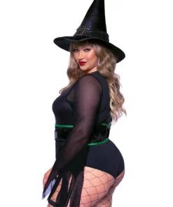 LEG AVENUE Sexy Plus Size Envious Witch Costume For Women -Wonderful Halloween Costumes Shop womens plus size envious witch costume alt 2