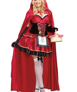 Dreamgirl Women's Plus Size Little Red Costume