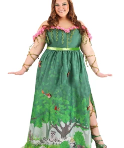 Armada Women's Plus Size Mother Nature Costume