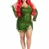 Party King Plus Size Poisonous Villain Costume For Women 1 Party King Plus Size Poisonous Villain Costume For Women -Wonderful Halloween Costumes Shop womens plus size poisonous villain costume
