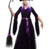 Fun Costumes Women's Plus Size Purple Moon Witch Costume -Wonderful Halloween Costumes Shop womens plus size purple moon witch costume
