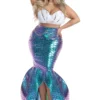 Party King Plus Size Under The Sea Mermaid Costume For Women -Wonderful Halloween Costumes Shop womens plus size under the sea mermaid costume