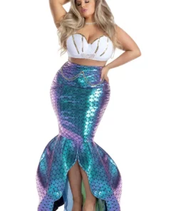 Party King Plus Size Under The Sea Mermaid Costume For Women