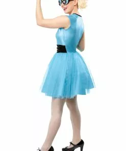 Rubies Costume Co. Inc Powerpuff Girls Bubbles Costume For Women -Wonderful Halloween Costumes Shop womens powerpuff girls bubbles costume alt 2